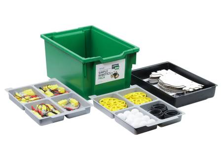 Lesson in a Box - Simple Robotics - electronic components kit for BBC micro:bit - Kitronik 5657