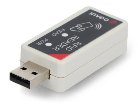 Inveo - RFID USB Pocket reader - Unique 125 kHz flash drive