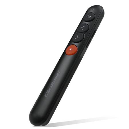Laser pointer - 4-in-1 presenter - USB 3.0 - 2.4 GHz - 30 m - Qoltec 50631