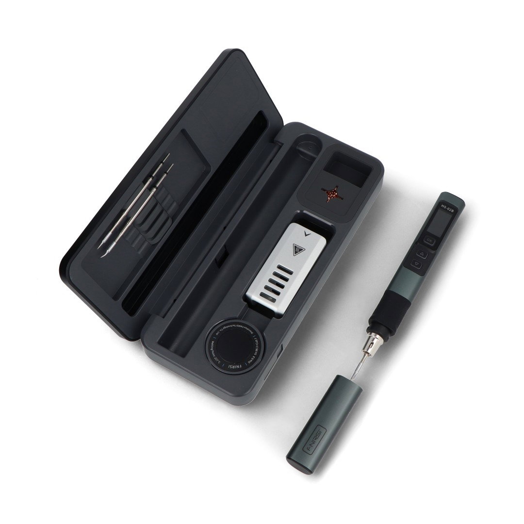 Smart Portable Digital Soldering Iron - USB Type-C PD/QC - 100W - FNIRSI HS-02B