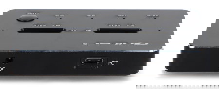 Docking station for 2x SSD M.2 SATA NGFF drives - USB type C - Qoltec 50310