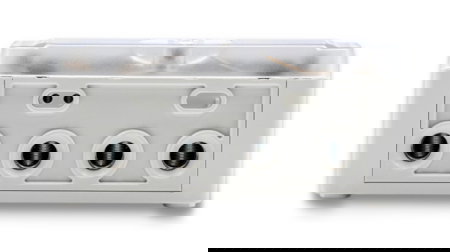 Single-phase 230 V energy consumption meter for DIN rail - Qoltec 50888