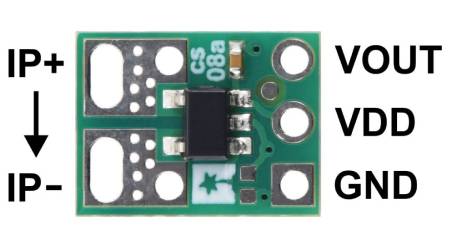 Current sensor ACS37041KLHBLT-010B3 -10 A to +10 A - Pololu 5440