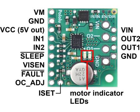 MPQ6612A - Single Channel Motor Controller 40V/4A - Pololu 5285