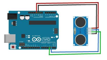 Ultrasonic Distance Sensor HC-SR04 2 - 400 cm - SparkFun SEN-28798