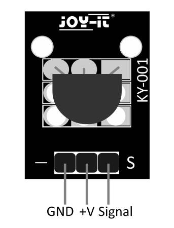 DS18B20 digital 1-Wire temperature sensor - Joy-IT KY-001