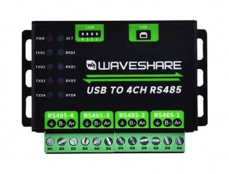 USB - 4-channel RS485 converter - CH344L - Waveshare 25219