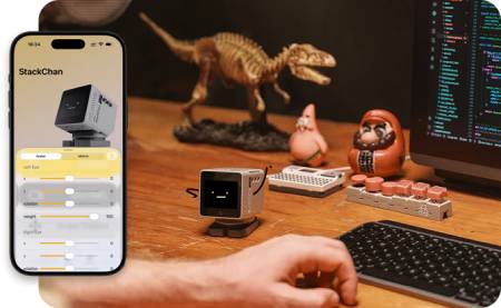 StackChan - an open-source interactive AI desktop robot for learning programming and automation - M5Stack K151