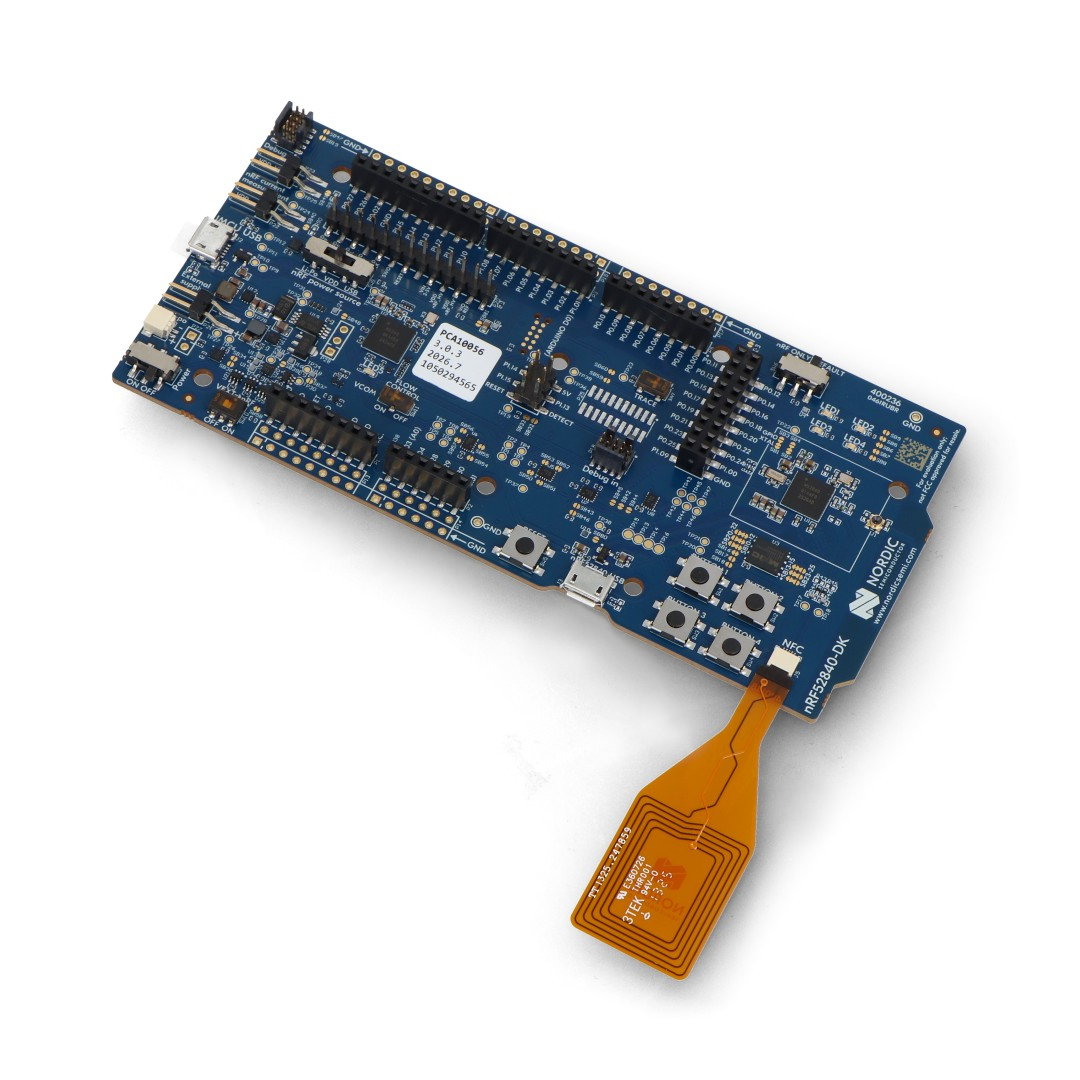 nRF52840-DK - development kit - Bluetooth / Thread / ZigBee / NFC - Nordic Semiconductor