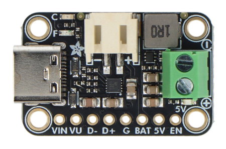 Li-Pol / Li-Ion 5V bq25185 Battery Charging Module USB Type-C / DC / Solar Panel -  Adafruit 6106
