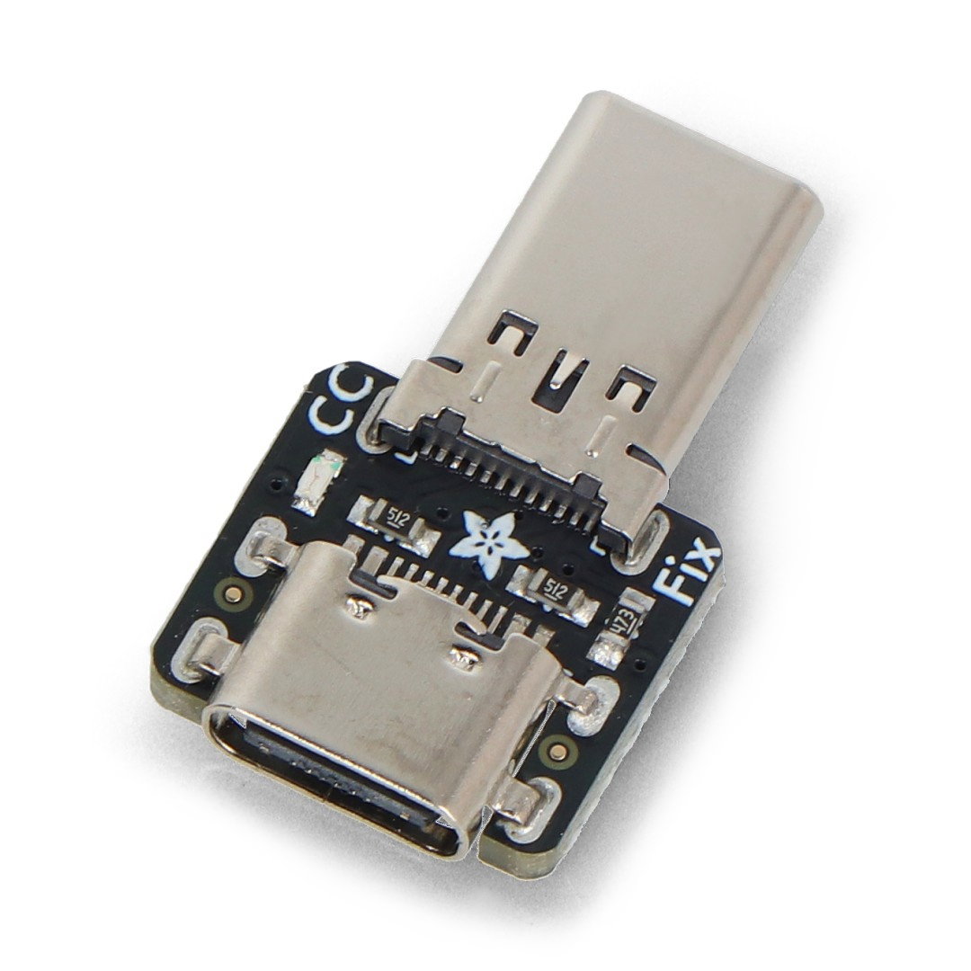 USB Type C CC Resistor Fixer - USB C adapter with 5.1 kΩ CC resistors - Adafruit 6323