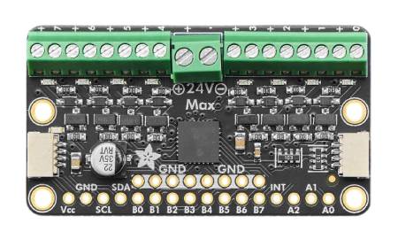 8-Channel Solenoid Driver - I2C - STEMMA QT / Qwiic - Adafruit 6318