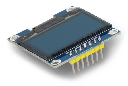 1.3'' OLED display 128 x 64 px SPI - SH1106 - white