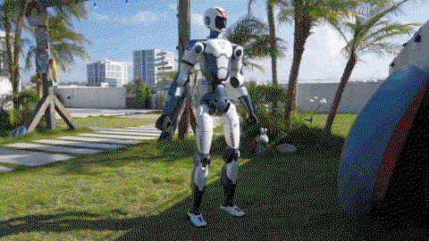 Humanoid robot - Unitree R1 Basic - Crismon Hero