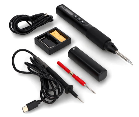 Smart Portable Soldering Iron with Multimeter and Rechargeable Battery - USB Type-C PD/QC - 75W - ZOYI ZT-N2