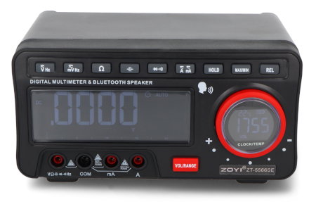 True RMS Multimeter with Bluetooth Speaker - ZOYI ZT-5566S