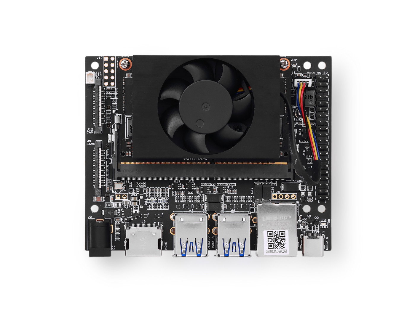 reComputer J401 Nano Bundle - Nvidia Jetson Orin Nano 8GB RAM + 256GB NVMe - without case - Seeedstudio 100088050